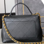 Chanel Large Flap Bag With Top Handle AS5467 Black
